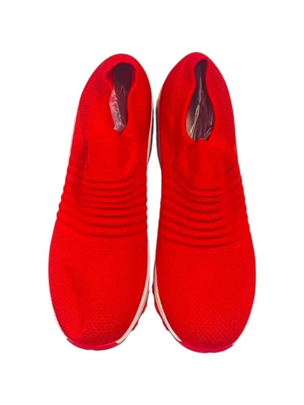 Hypersoft Women’s Slip On Shoes Red Size 9.5 US / 40 EU NEW Comfort Flats